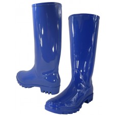 RB-010-Royal - Wholesale Women's "EasyUSA" 13½ Inches Water Proof Soft Rubber Rain Boots (*Royal Blue Color )